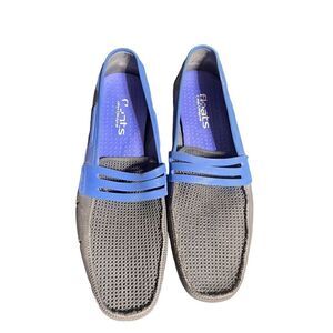 Floats by Robert Wayne Yacht Blue / Black Men's Water Shoes Size 12D